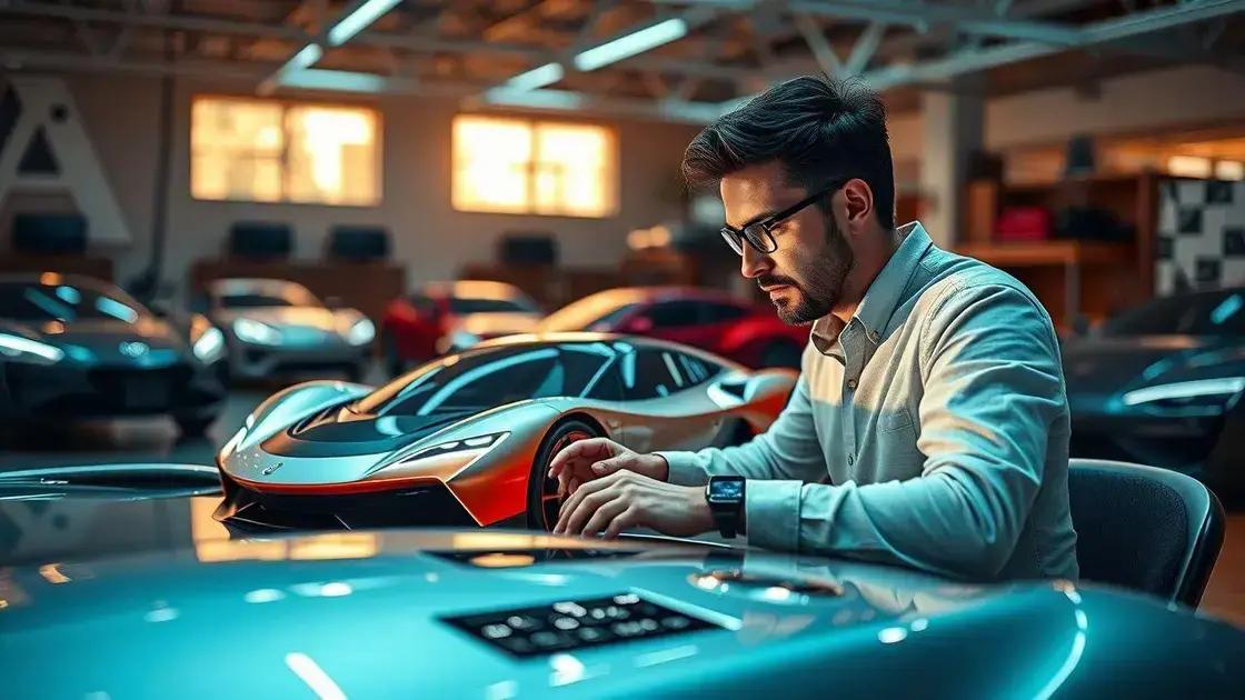 O impacto da tecnologia no design automotivo