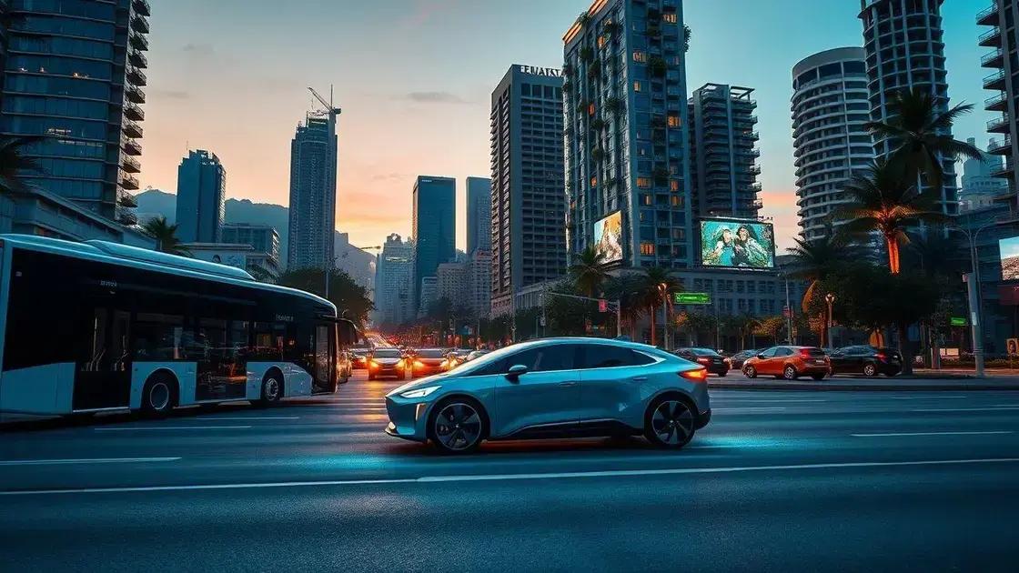 Tendências futuras em tecnologia automobilística
