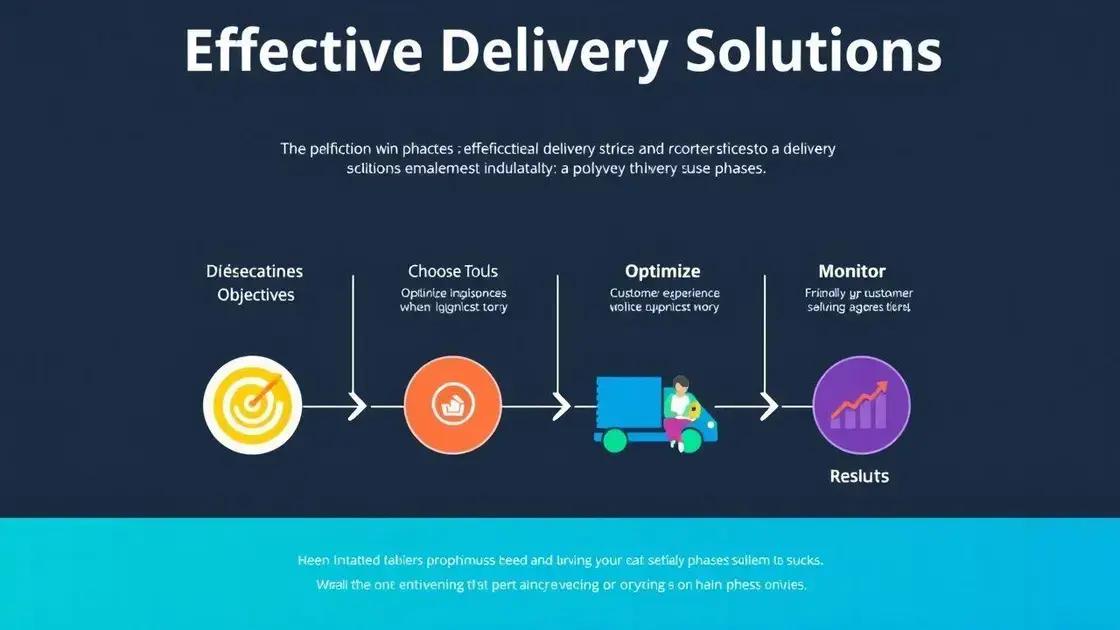 Como implementar soluções de delivery eficazes
