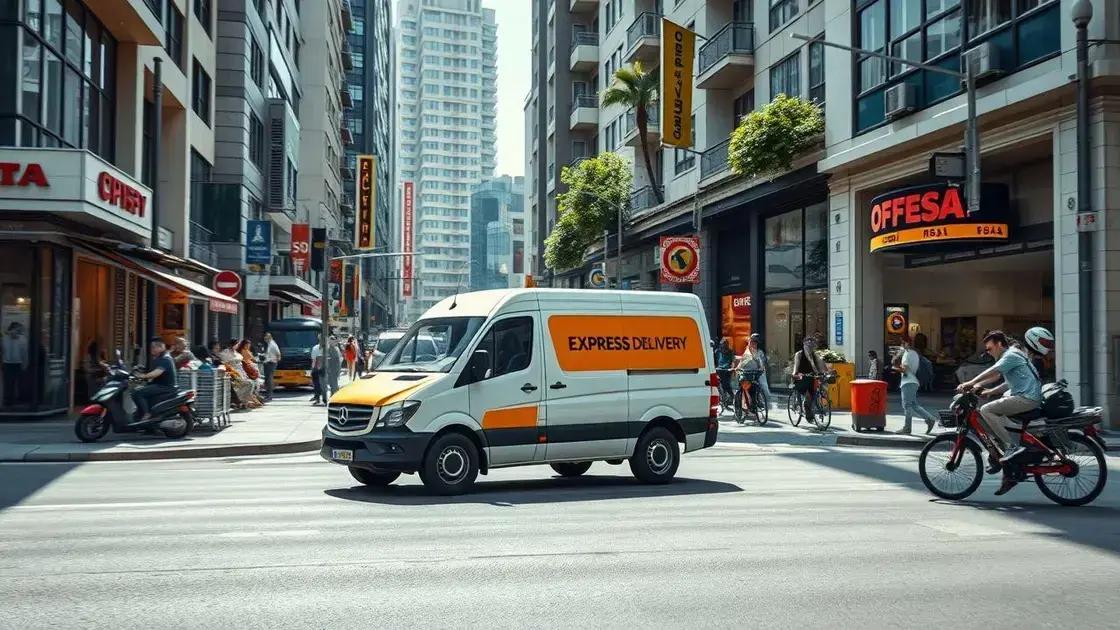 Importância da entrega expressa no comércio atual