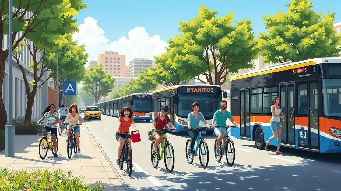 Benefícios da mobilidade sustentável
