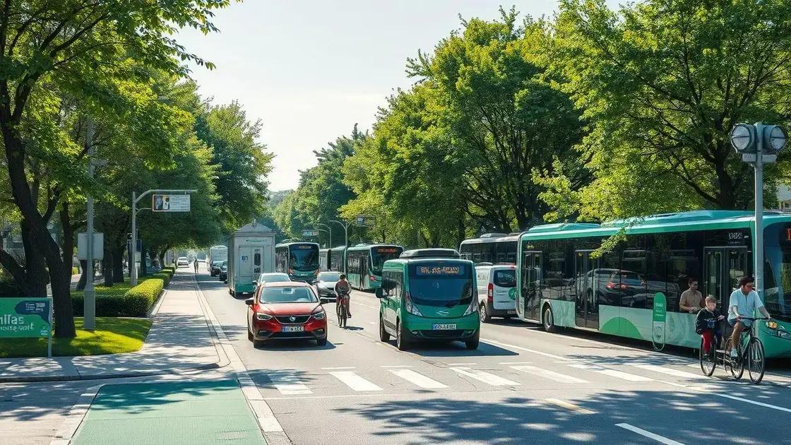 Benefícios da mobilidade sustentável para o meio ambiente