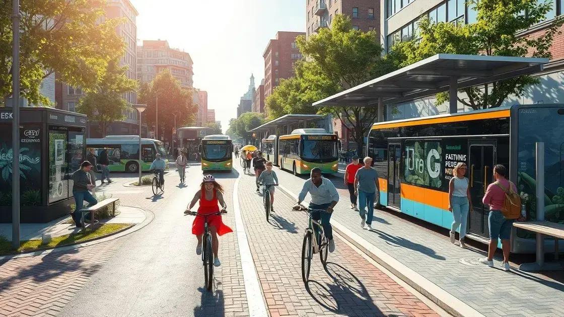 Estratégias para implementar a mobilidade sustentável