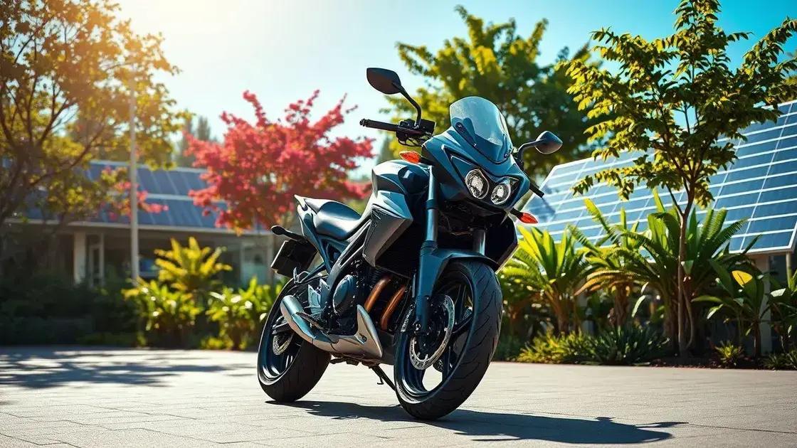 Vantagens das motos modernas para o transporte sustentável