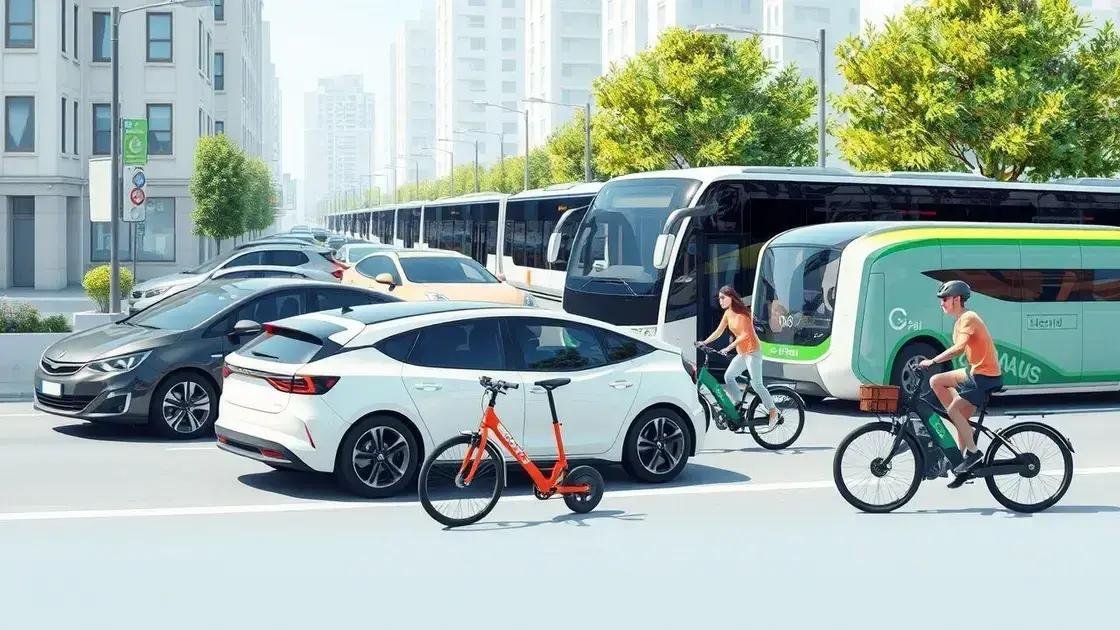 Soluções sustentáveis no transporte