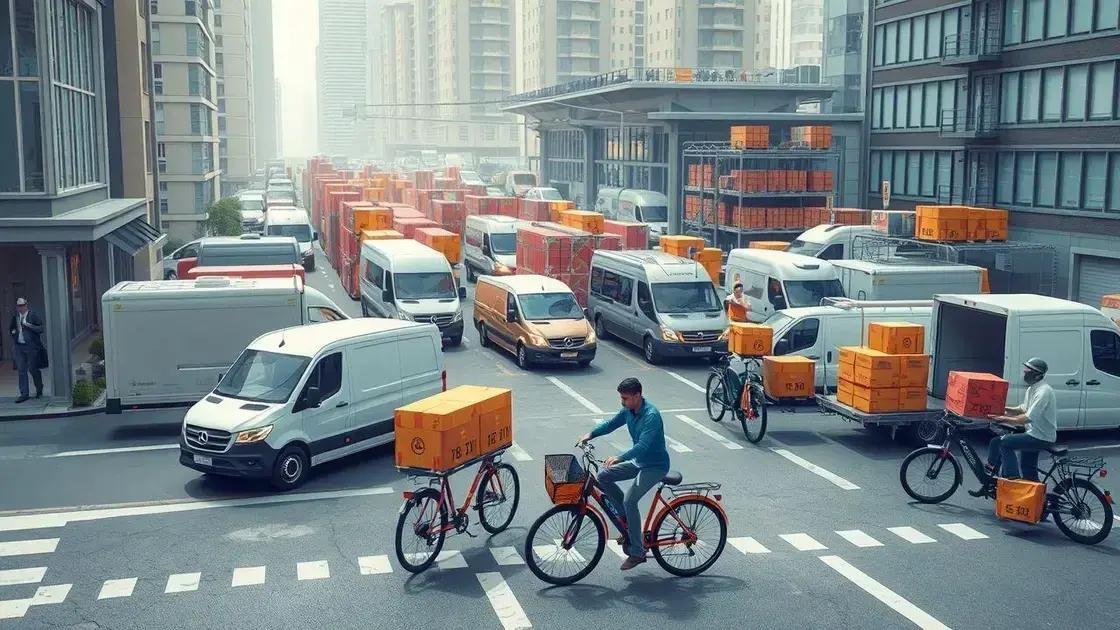 Desafios e oportunidades na logística urbana